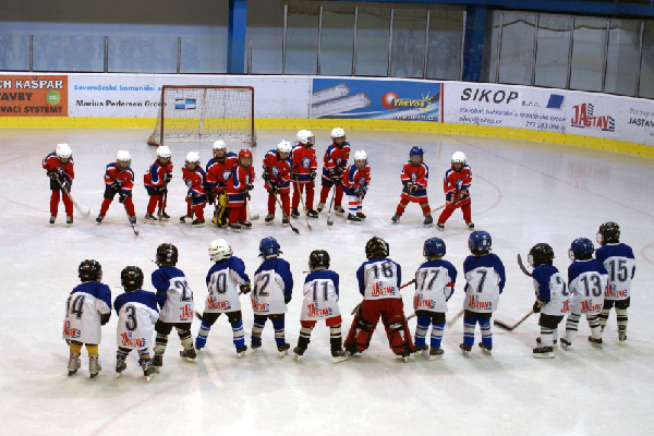 Turnaj nejmen��ch hokejist� se vyda�il