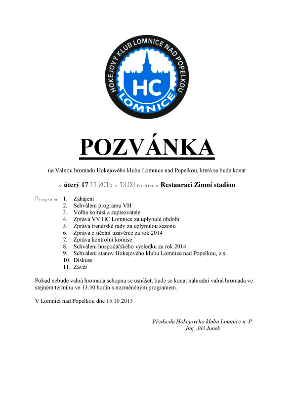 Valn� hromada HC